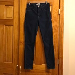 Madewell 10" High Rise Skinny Jeans, Orland Wash